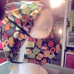 Medical caps and mask sets. Masks are made with 4 layers.